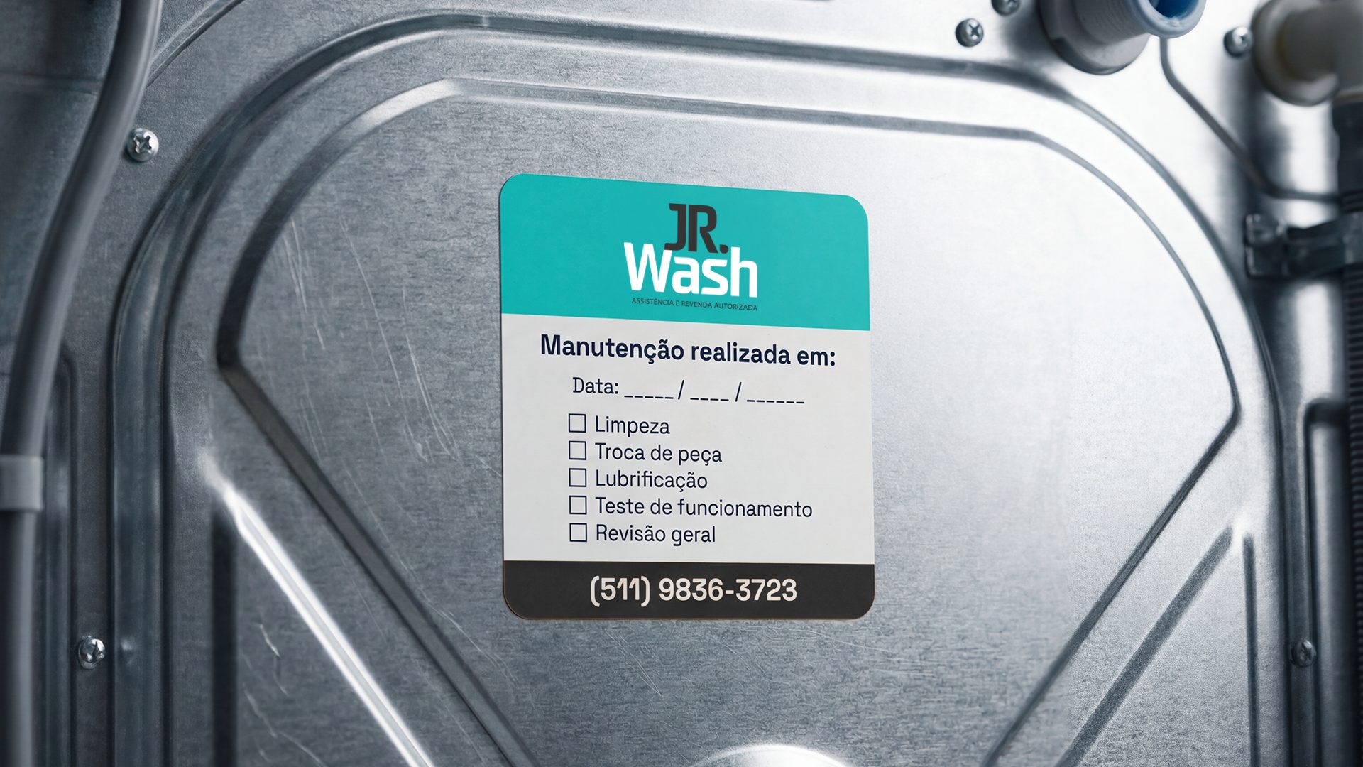Selo de manutenção JR.Wash